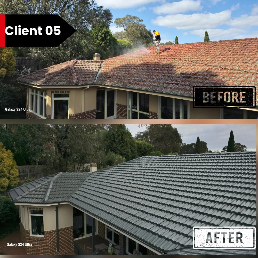 Residential painting Melbourne - before and after