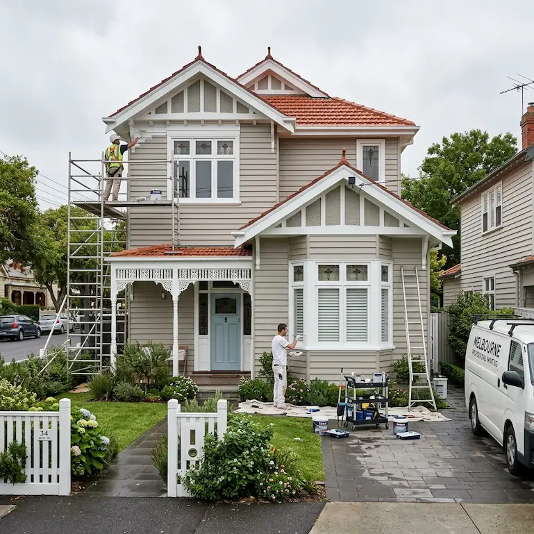 Painters doing exterior painting in Burnside