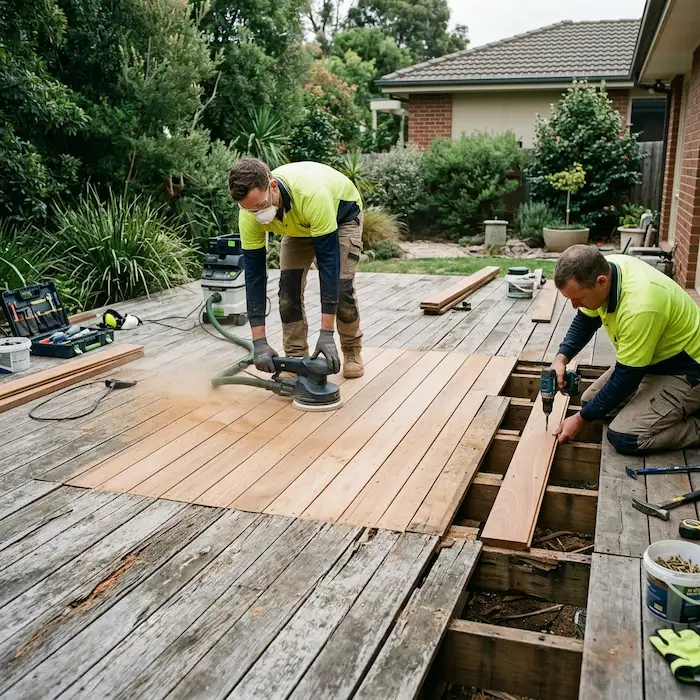 Deck Sanding and Repairing 