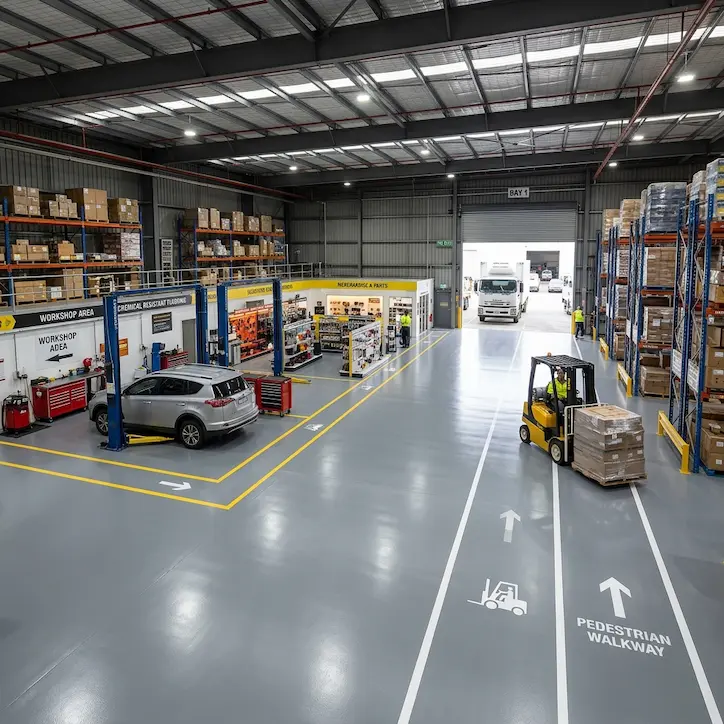 commercial epoxy flooring in Melbourne
